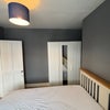 Photo 2: Dooble bed and large 3 door wardrobe with mirror 