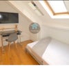 Photo 3: Double bed with desk and TV