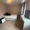 Photo 6: Bedroom 2 with desk, vanity & wardrobe space in cupboard