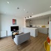 Photo 7: Kitchen/Living Room