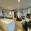Photo 8: Living room and kitchen