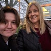 Photo 2: Out and about with my mum.