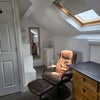 Photo 4: Room 6, washing area with vanity basin