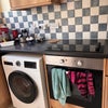 Photo 5: Stove, oven, washer 