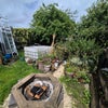 Photo 8: Garden with firepit