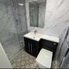 Photo 2: Ensuite bathroom with electric shower and toilet