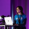 Photo 2: Me speaking at PyCon Estonia about some music software I wrote!