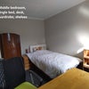 Photo 4: Middle bedroom with single bed, lots of room for pictures and shelves