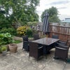 Photo 8: Garden with outdoor seating and patio 