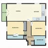Photo 8: Floor plan of the apartment