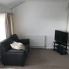 Photo 2: 2 seat sofa & TV