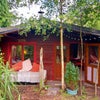 Photo 5: cabin at end of garden