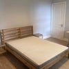 Photo 3: Bedroom with double bed and large office desk