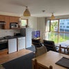 Photo 7: Living room and kitchen
