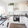 Photo 4: Nice, modern. clean shared kitchen