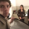 Photo 4: Me on the crew of UCL film soc's term 2 film 'Small Talk'