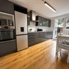 Photo 3: kitchen/ living/ garden