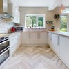 Photo 6: Huge open-plan fully equipped kitchen with breakfast bar counter