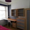 Photo 9: Bedroom 2 with large desk, bookshelves ,wardrobe