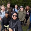 Photo 5: A group hike across Grindleford and Padley Gorge with uni mates