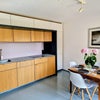 Photo 2: Bespoke oak kitchen with hand crafted handles.