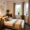 Photo 2: Back bedroom 1st floor (Ai enhanced)