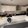 Photo 3: open chicken, with microwave, oven, gas, freezer, washing machine 