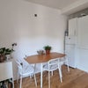 Photo 4: fridge and dining table