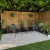 Photo 9: Lawn patio area - sun all day - when it's out!