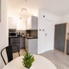 Photo 3: Fridge freezer, toaster, kettle, microwave and induction plug in hob provided.