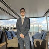 Photo 3: Me in a suit during my Norwegian cruise onboard P&O Arcadia