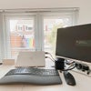 Photo 7: Office is Fully Furnished with Standing Desk, Large Screen and Ergonomic Keyboard 