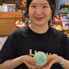 Photo 2: Throwback to my days as a Lush Staff in Korea!  Showing a digital bath bomb demo.