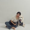 Photo 3: Me and my lovely family dog  (Just me moving to London, no pets included!)