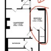 Photo 9: Floorplan-Room in red