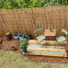Photo 8: My recently completed decking area, with a gazebo for cooler days