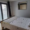 Photo 3: Window view with integrated blinds and blackout curtains