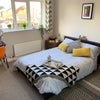 Photo 13: Venetian blinds for privacy and curtains