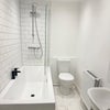 Photo 4: Fully refurbished bathroom with bath and separate shower