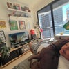 Photo 2: Spending some time with my dog on my former apartment!!