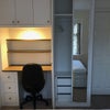 Photo 3: Smaller double room with intergrarted wardrobe and work space 
