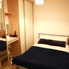 Photo 5: Bedroom: double bed, built it wardrobe