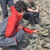 Photo 5: Making a rock tower