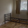 Photo 1: Single bed, mattress, table and wardrobe provided