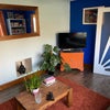 Photo 5: Living room with large comfy sofa (I have a much bigger telly now!)