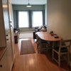Photo 3: View from kitchen into dining/ living l