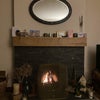 Photo 8: An open fire in the lounge