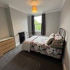 Photo 7: The available bedroom with double bed, 1 meter wide wardrobe, chest of drawers and room for a desk