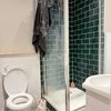 Photo 7: Green tiled bathroom 