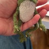 Photo 2: A lil’ frog i knitted earlier this year